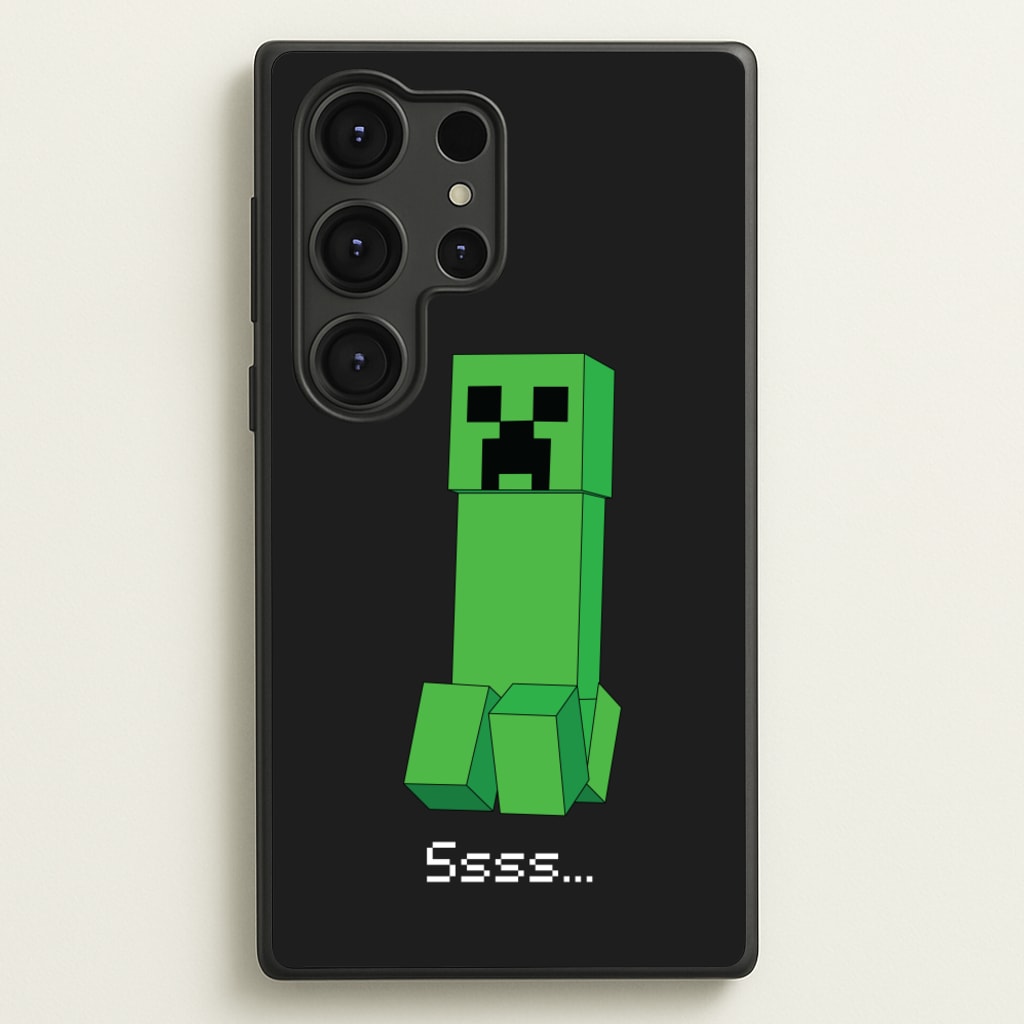 Creeper Standing - Minecraft Phone Case for Galaxy S25 Ultra