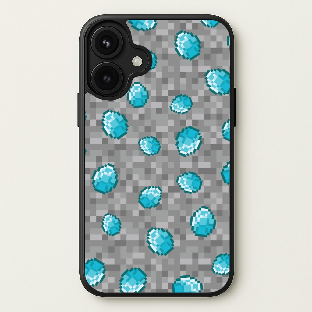 Diamond Pattern Phone Case for iPhone 17