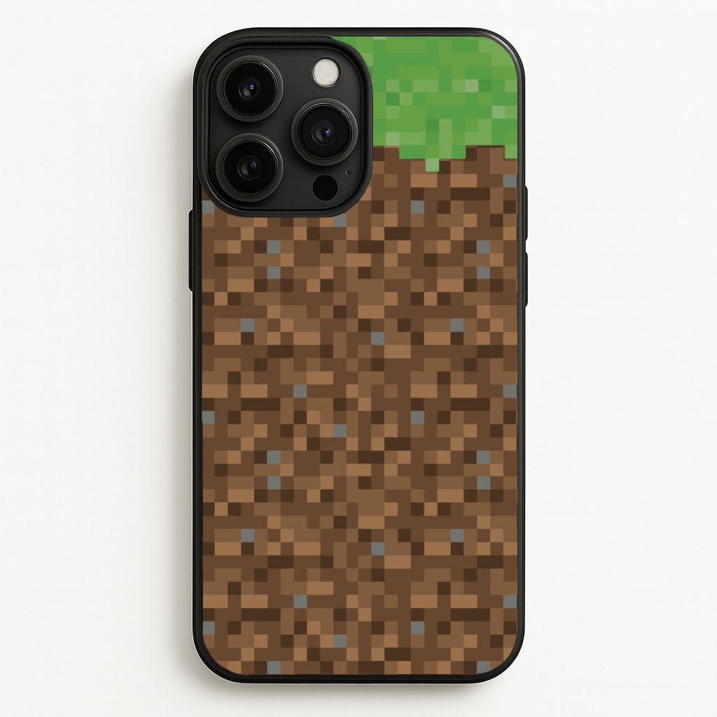 Dirt Block - Minecraft Phone Case for iPhone 13 Pro Max