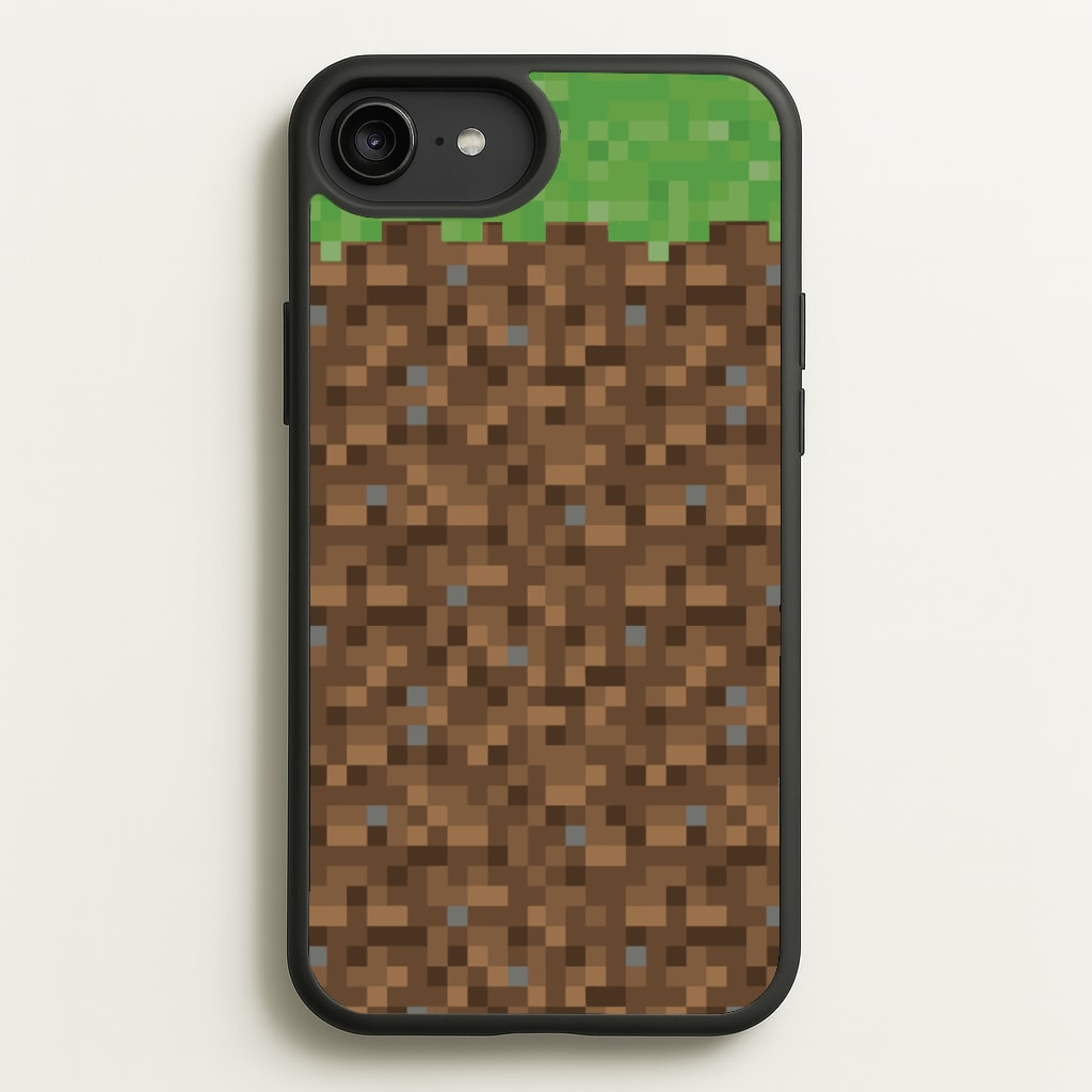 Dirt Block - Minecraft Phone Case for iPhone 6 Plus / 7 Plus / 8 Plus
