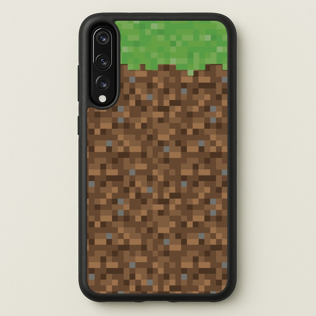 Dirt Block - Minecraft Phone Case for Huawei P20 Pro