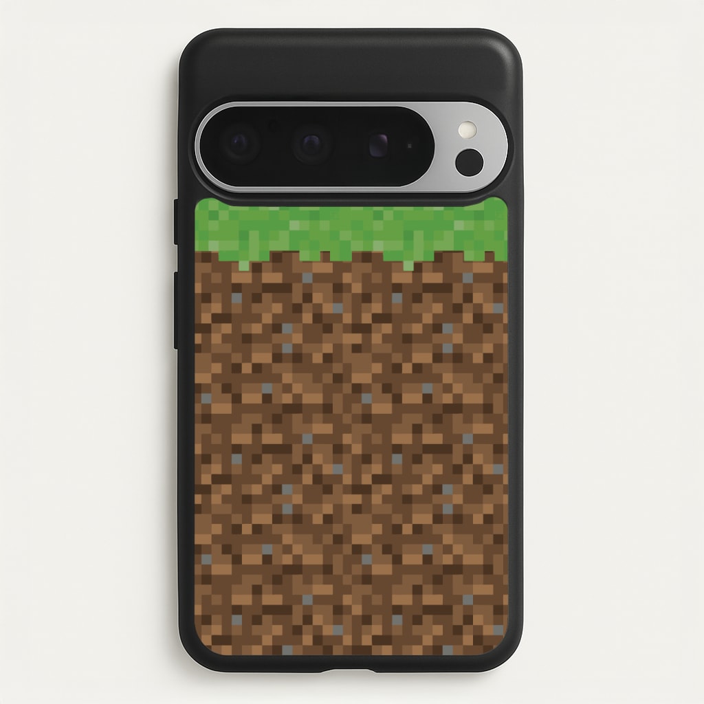 Dirt Block  - Minecraft Phone Case for Google Pixel 9 Pro XL