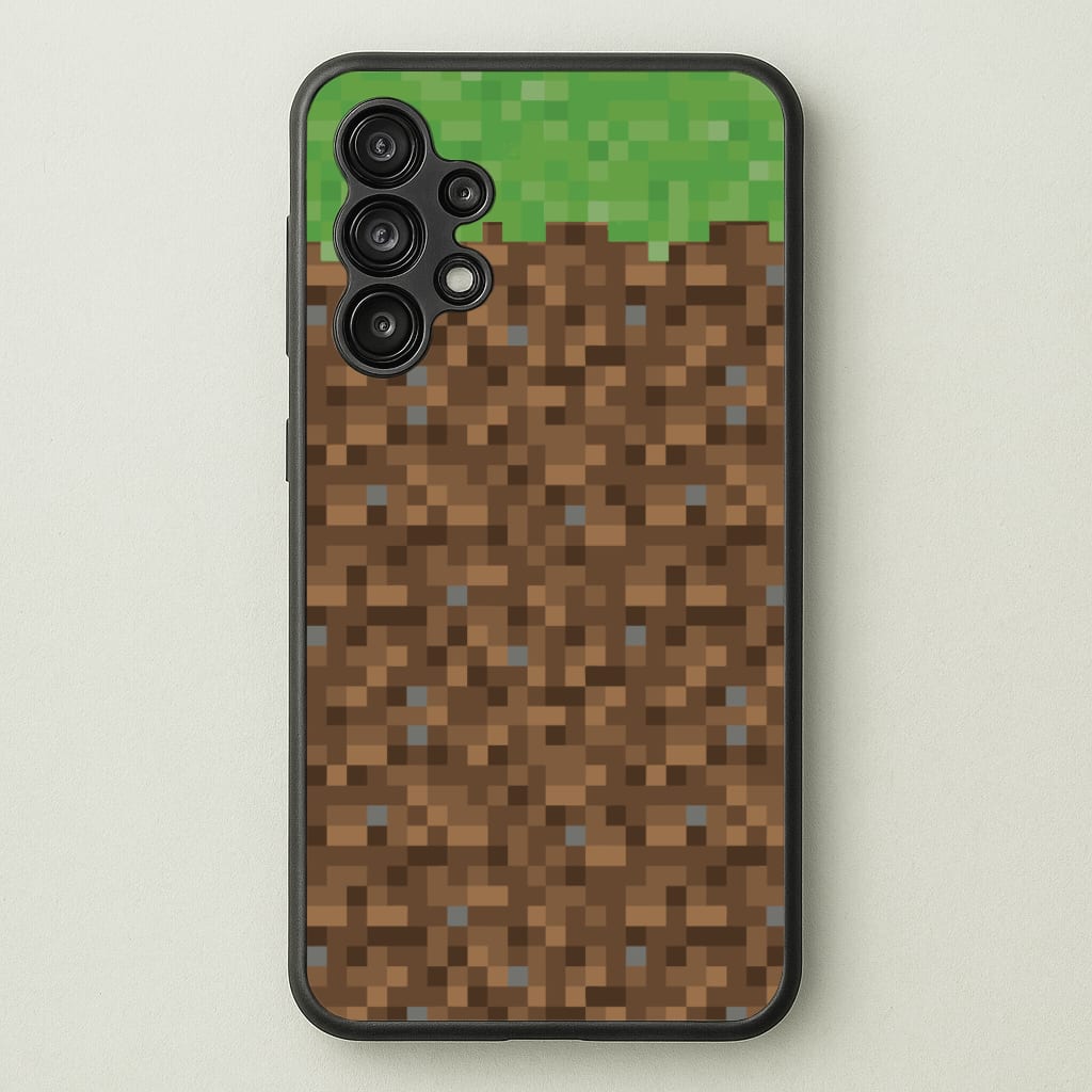 Dirt Block - Minecraft Phone Case for Galaxy A13