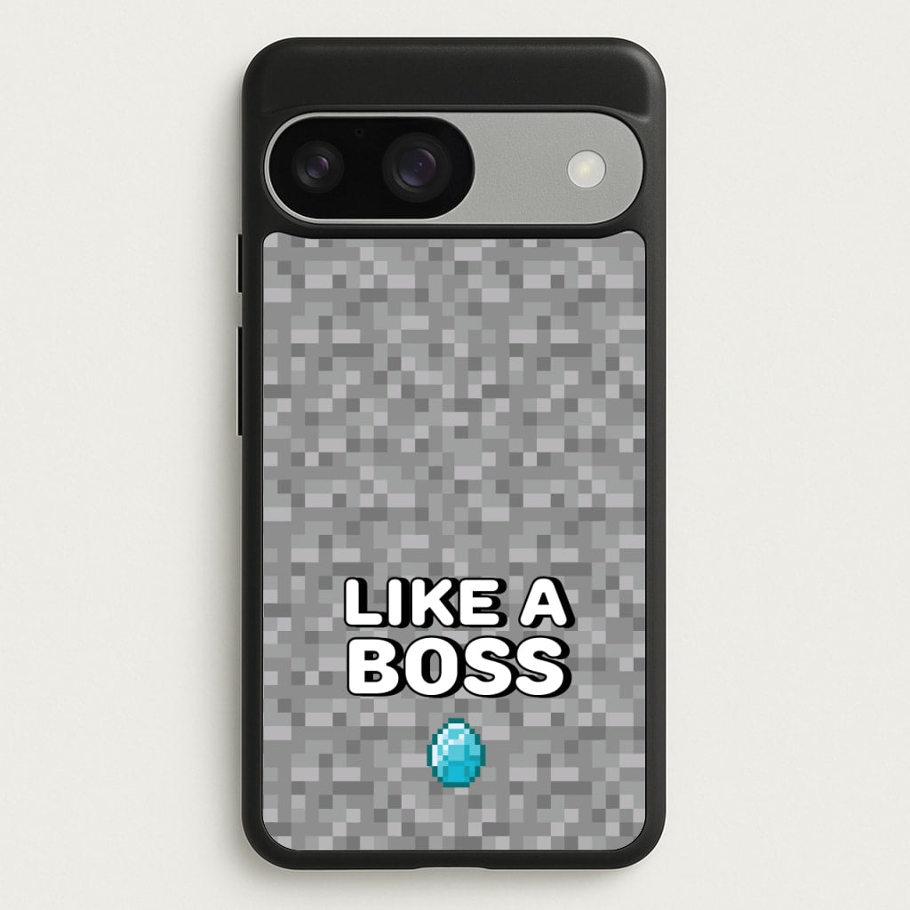 Like A Boss - Minecraft Phone Case for Google Pixel 9 / 9 Pro