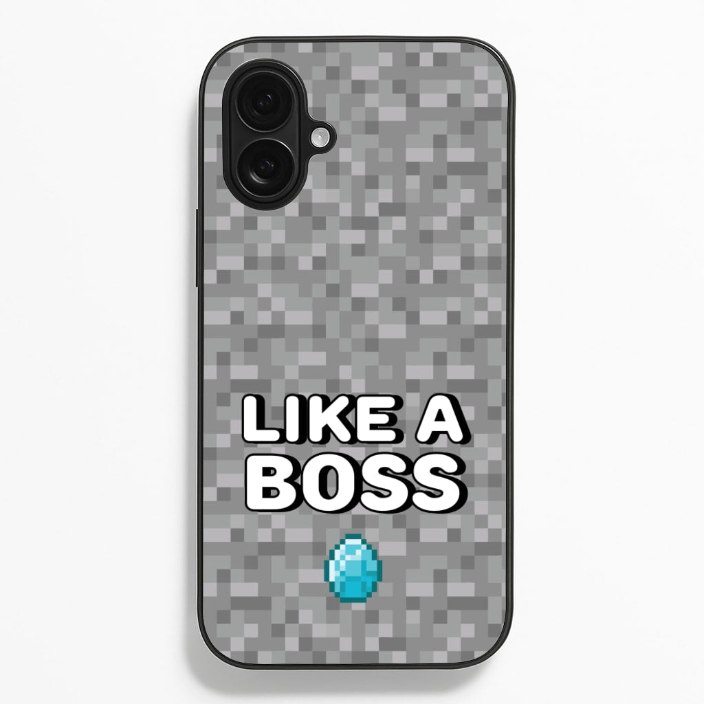 Like A Boss - Minecraft Phone Case for iPhone 16 Plus