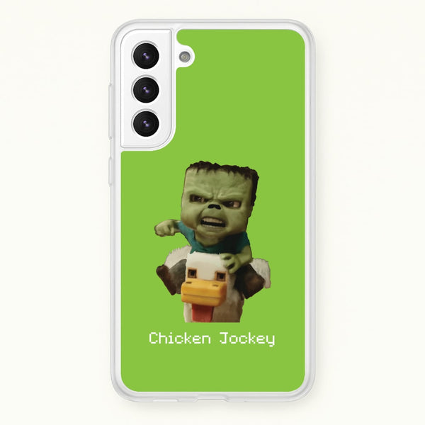 Chicken Jockey - Minecraft Phone Case for Galaxy S21 Plus