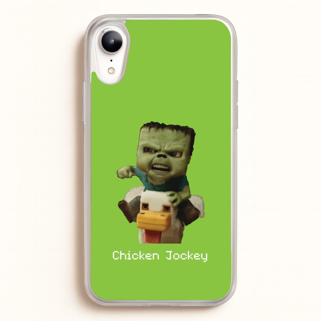 Chicken Jockey - Minecraft Phone Case for iPhone XR
