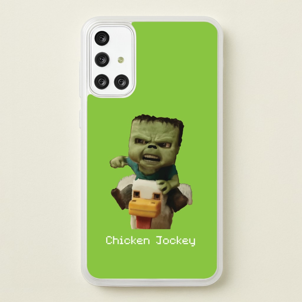 Chicken Jockey - Minecraft Phone Case for Galaxy A71