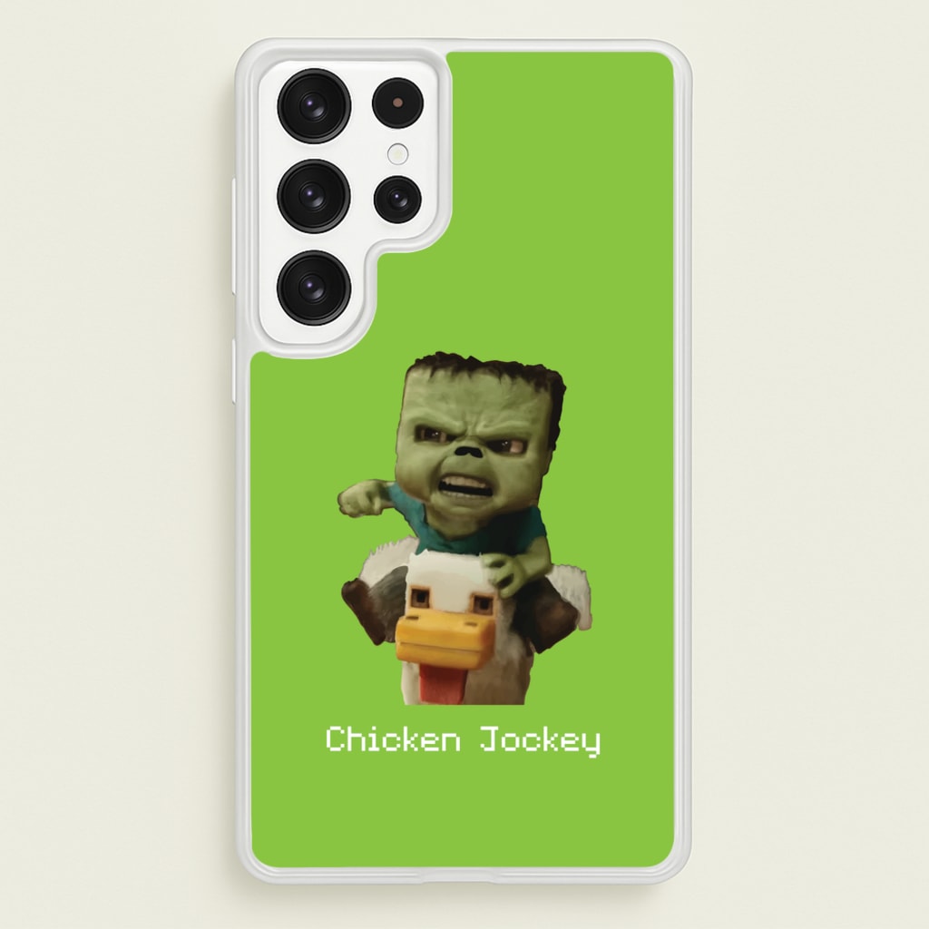 Chicken Jockey - Minecraft Phone Case for Galaxy S22 Ultra
