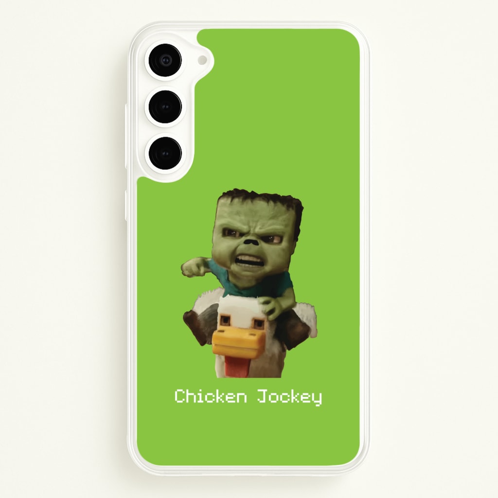 Chicken Jockey - Minecraft Phone Case for Galaxy S23 Plus