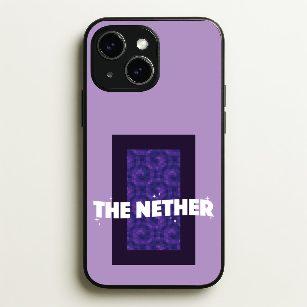 The Nether - Minecraft Phone Case for iPhone 15