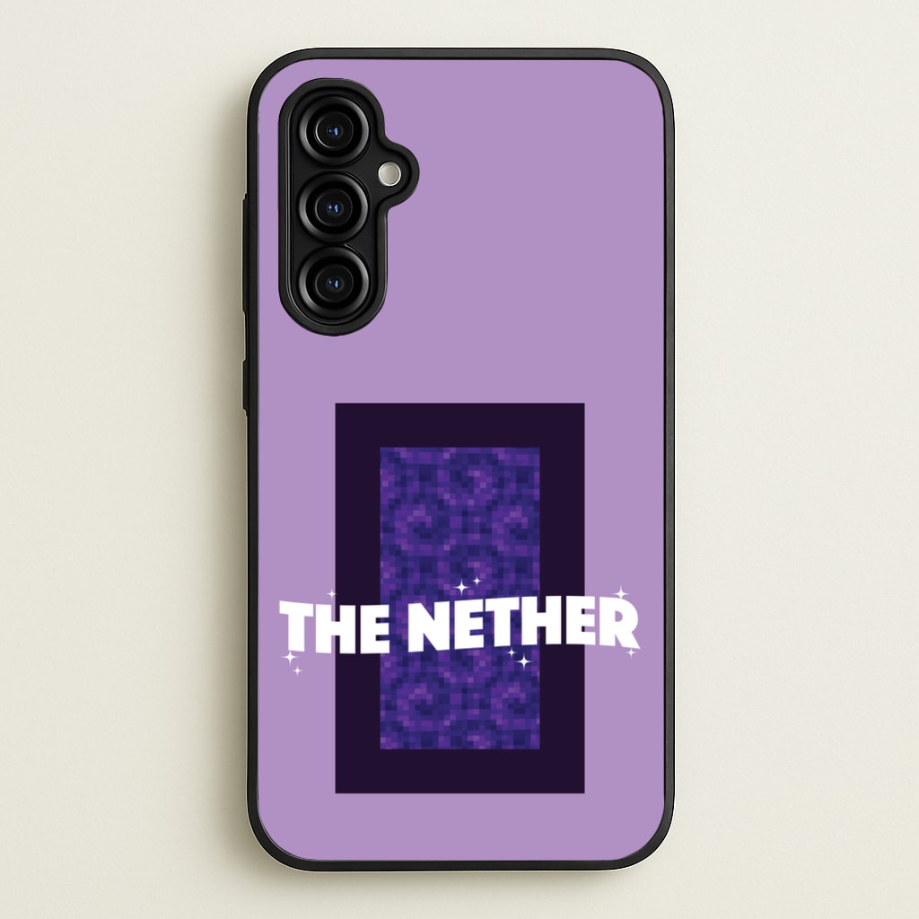 The Nether - Minecraft Phone Case for Galaxy A54