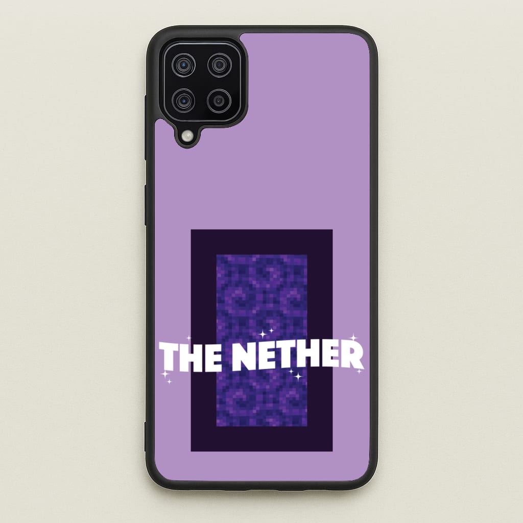 The Nether - Minecraft Phone Case for Galaxy A12