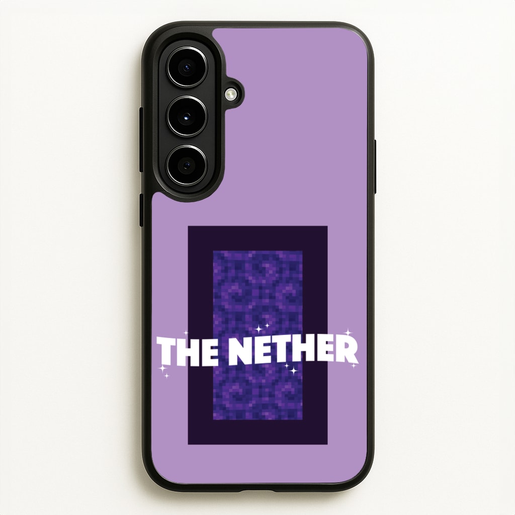 The Nether - Minecraft Phone Case for Galaxy A56
