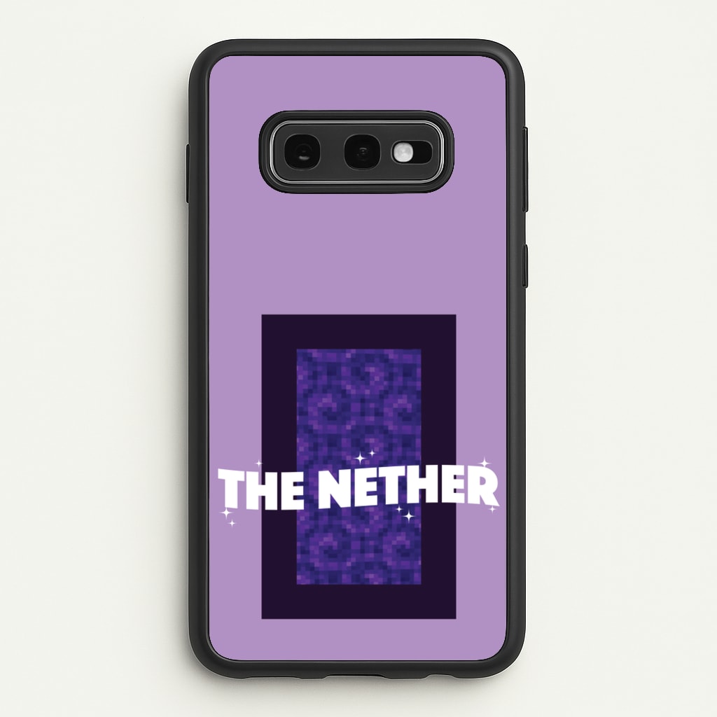 The Nether - Minecraft Phone Case for Galaxy S10e
