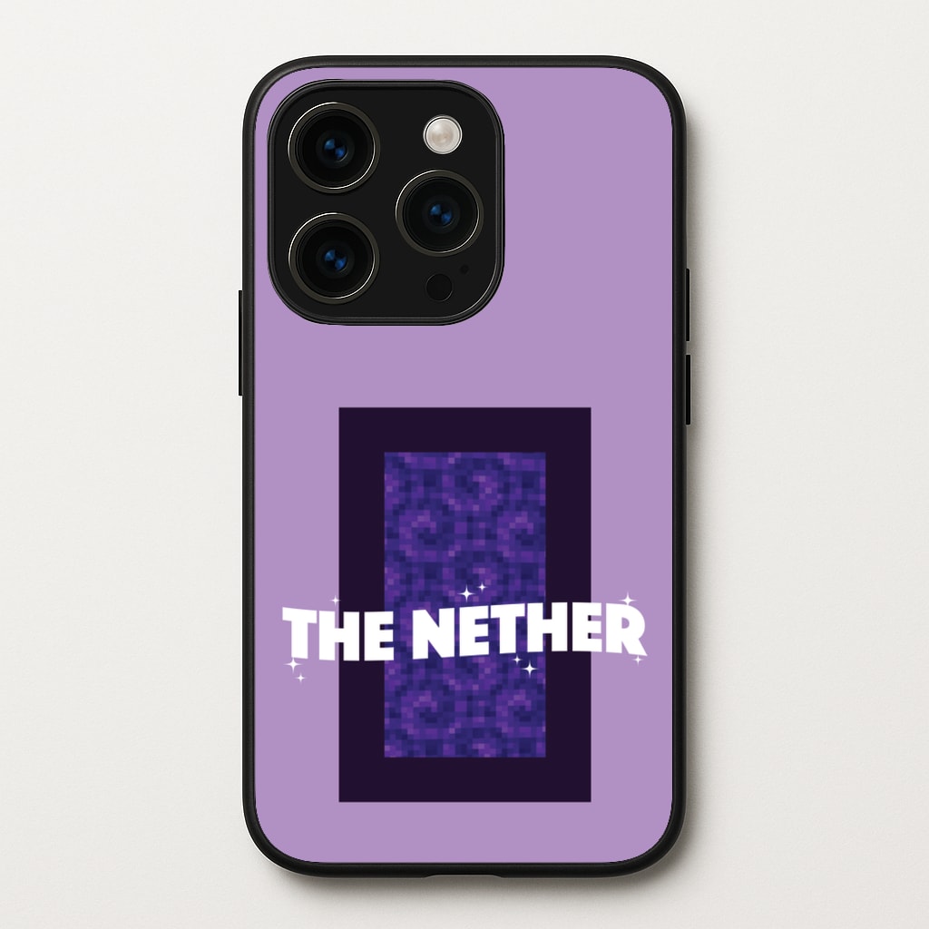The Nether - Minecraft Phone Case for iPhone 15 Pro