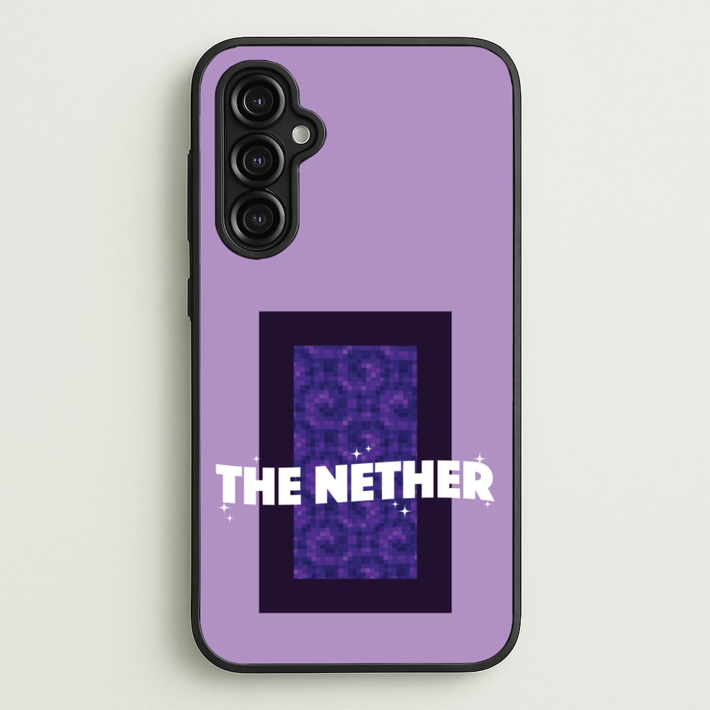 The Nether - Minecraft Phone Case for Galaxy A14