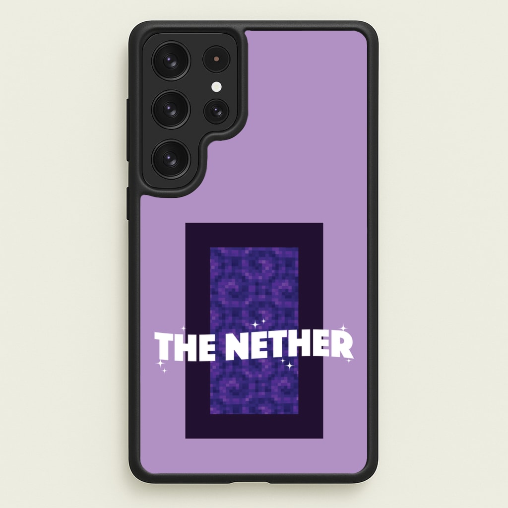 The Nether - Minecraft Phone Case for Galaxy S22 Ultra