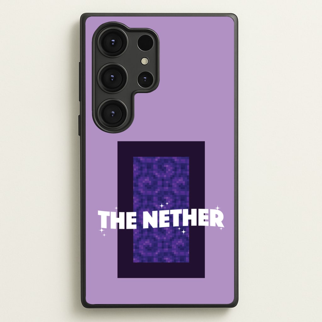 The Nether - Minecraft Phone Case for Galaxy S25 Ultra