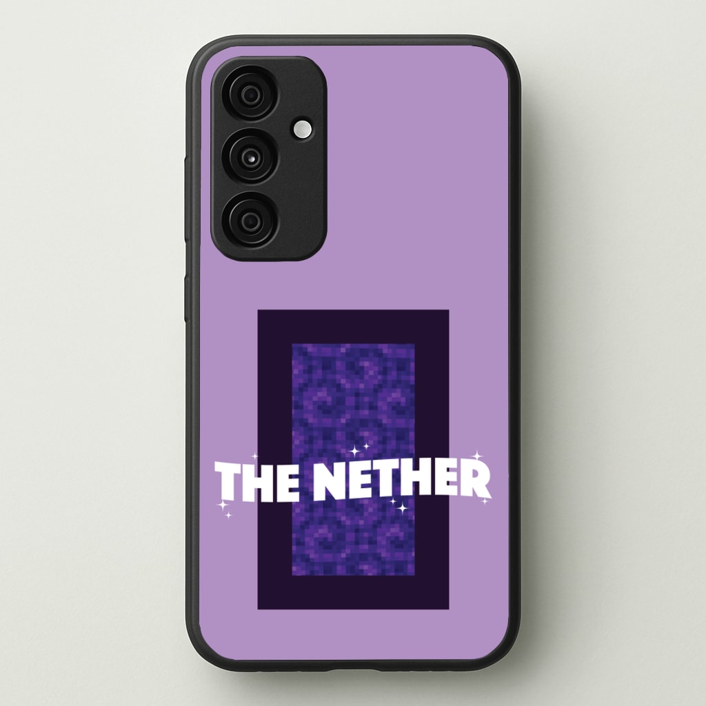The Nether - Minecraft Phone Case for Galaxy A55