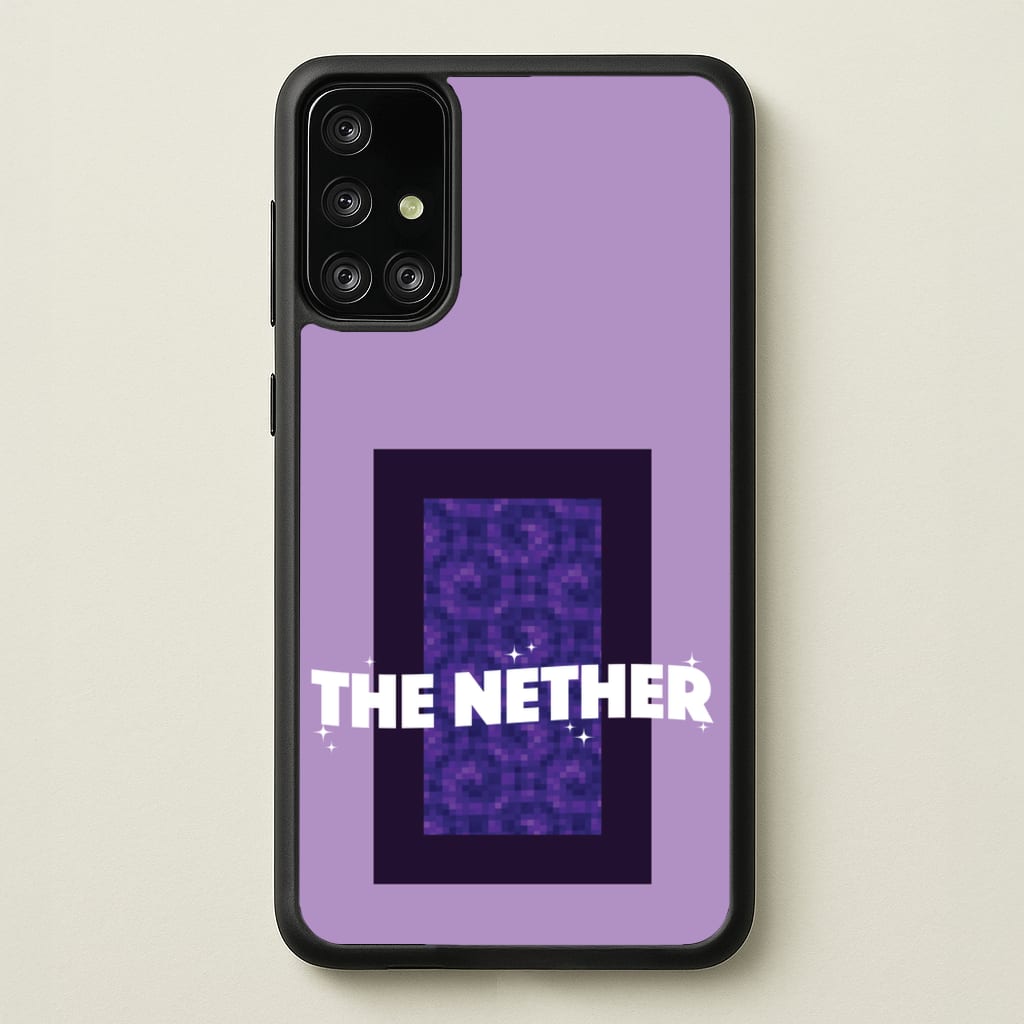 The Nether - Minecraft Phone Case for Galaxy A71