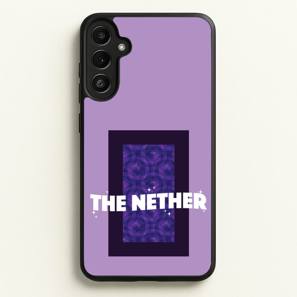 The Nether - Minecraft Phone Case for Galaxy A36