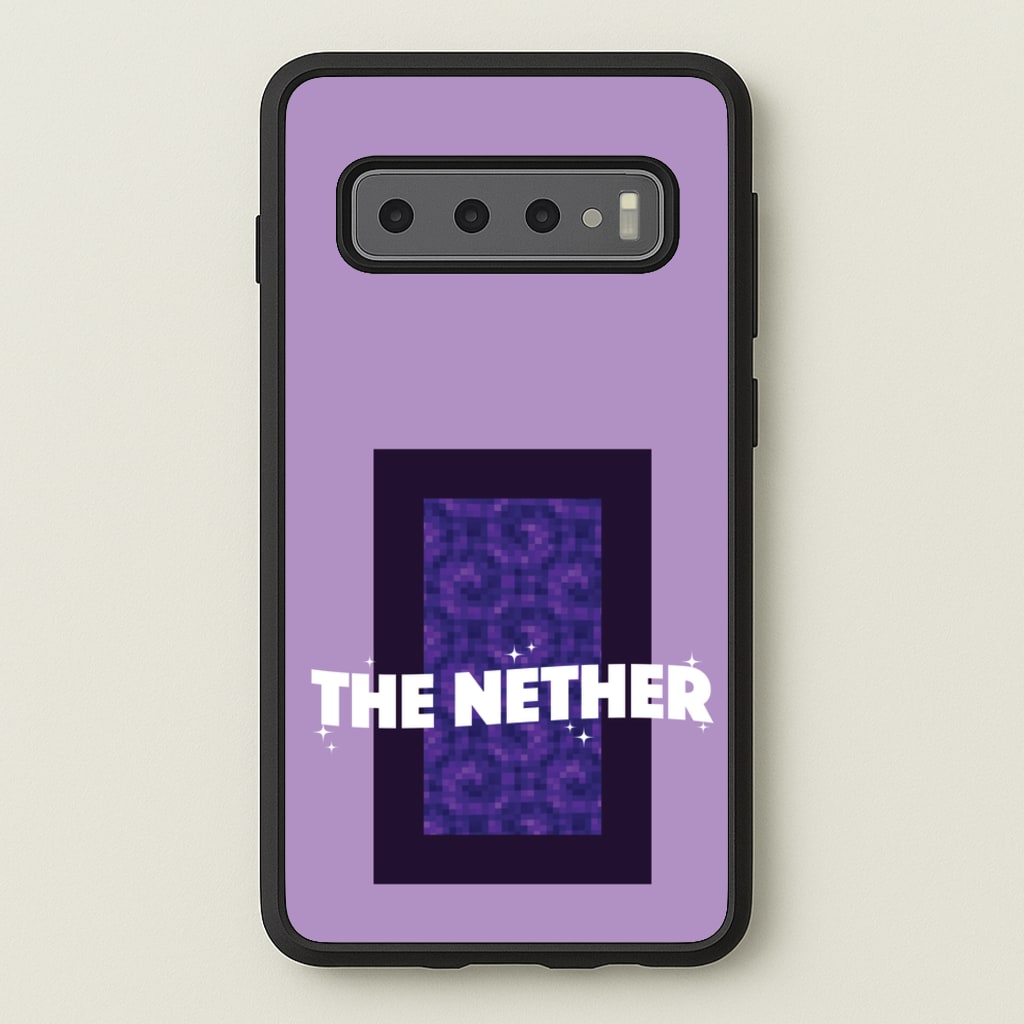 The Nether - Minecraft Phone Case for Galaxy S10