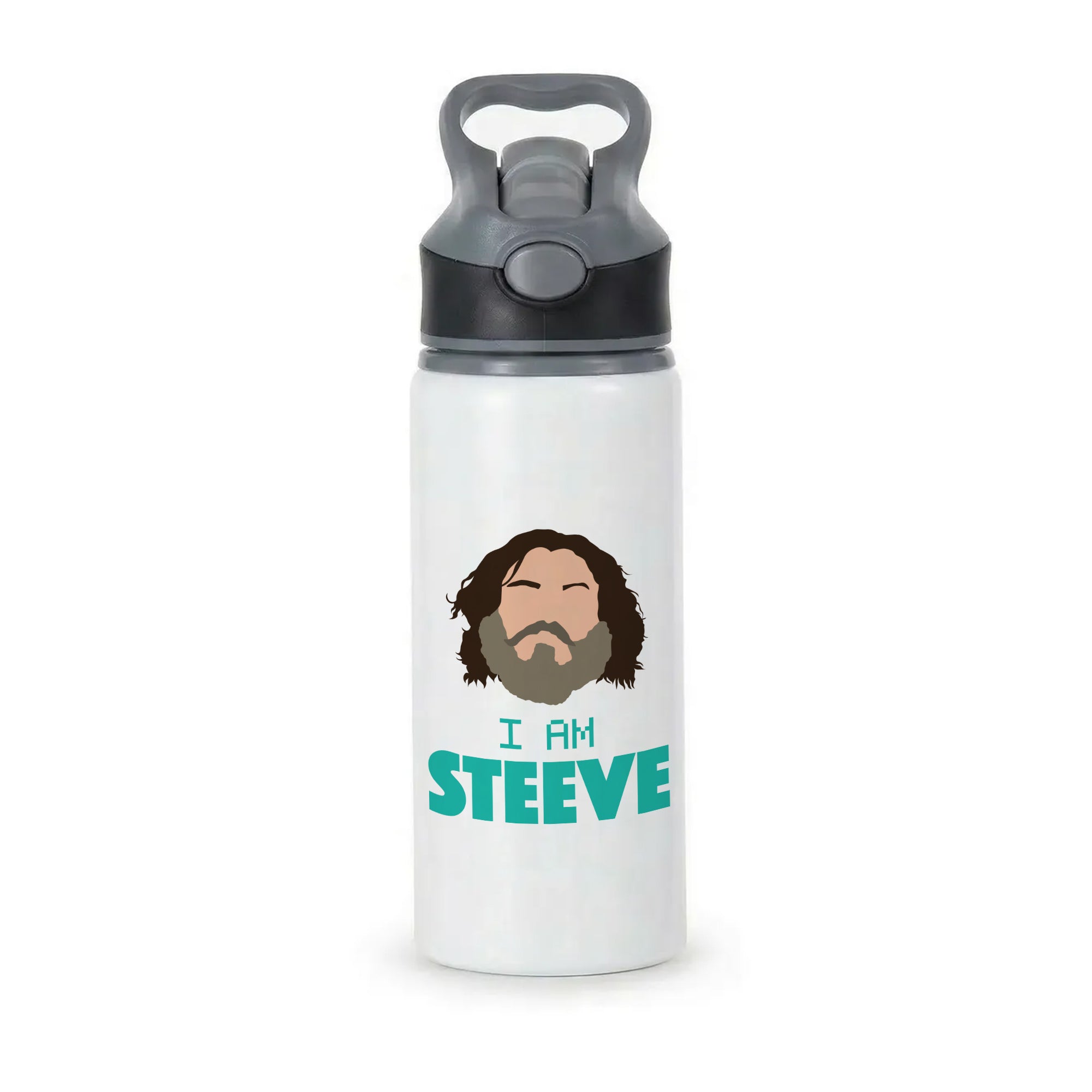 Jack I Am Steve Active Water Bottle - Black