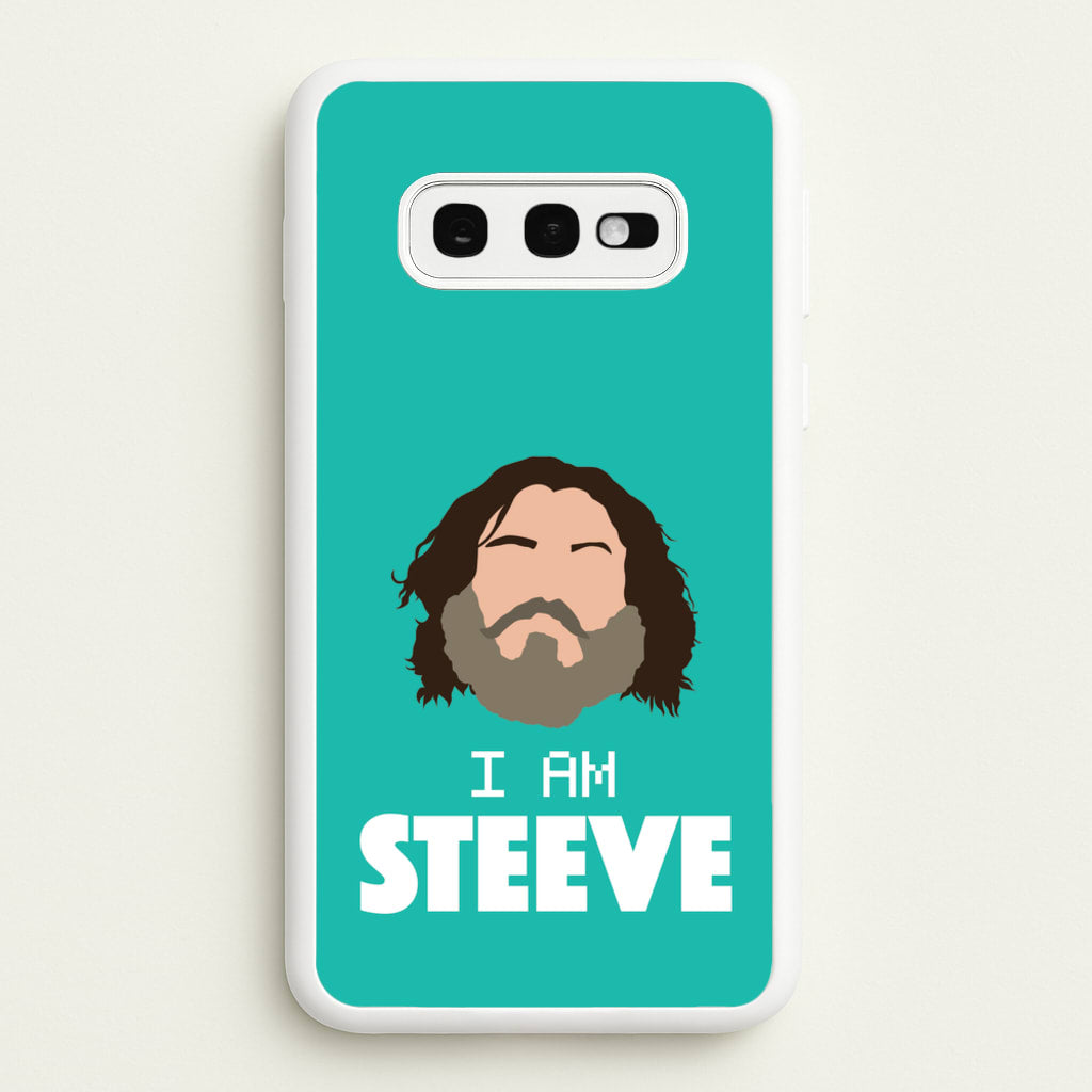 Jack I Am Steve - Minecraft Phone Case for Galaxy S10e