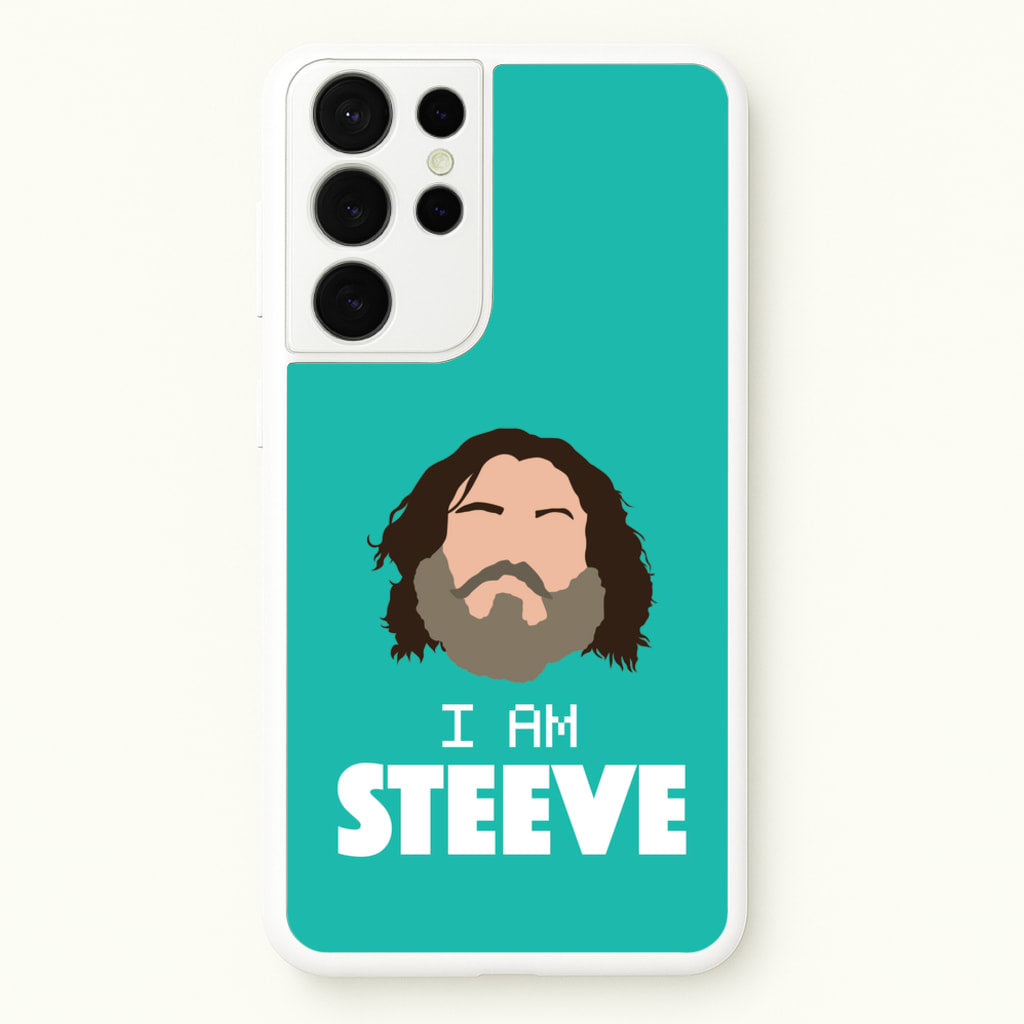 Jack I Am Steve - Minecraft Phone Case for Galaxy S21 Ultra