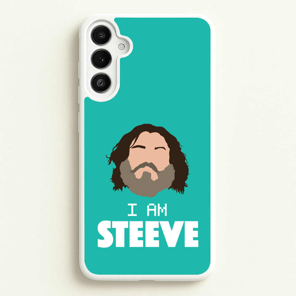 Jack I Am Steve - Minecraft Phone Case for Galaxy A34