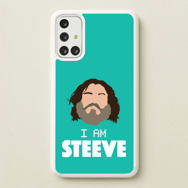 Jack I Am Steve - Minecraft Phone Case for Galaxy A71