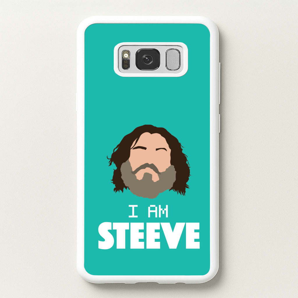 Jack I Am Steve - Minecraft Phone Case for Galaxy S8