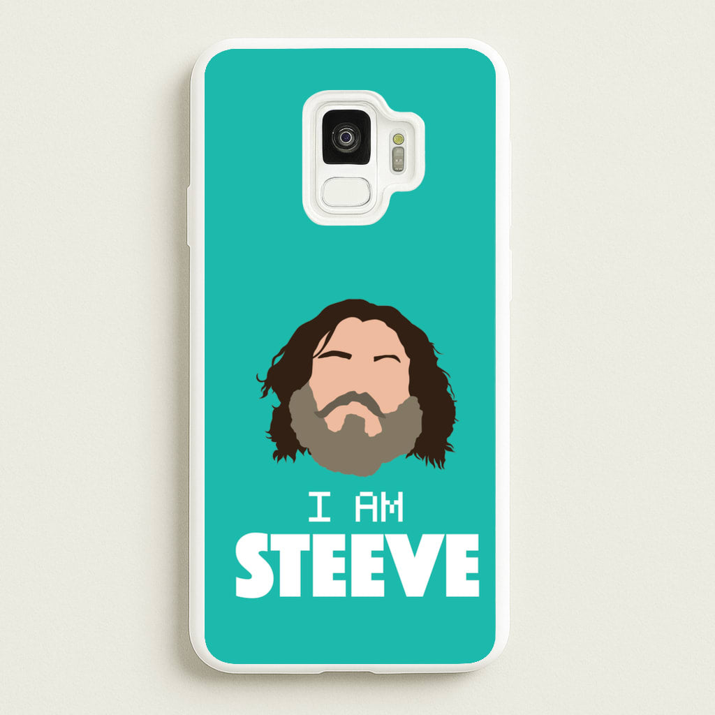 Jack I Am Steve - Minecraft Phone Case for Galaxy S9