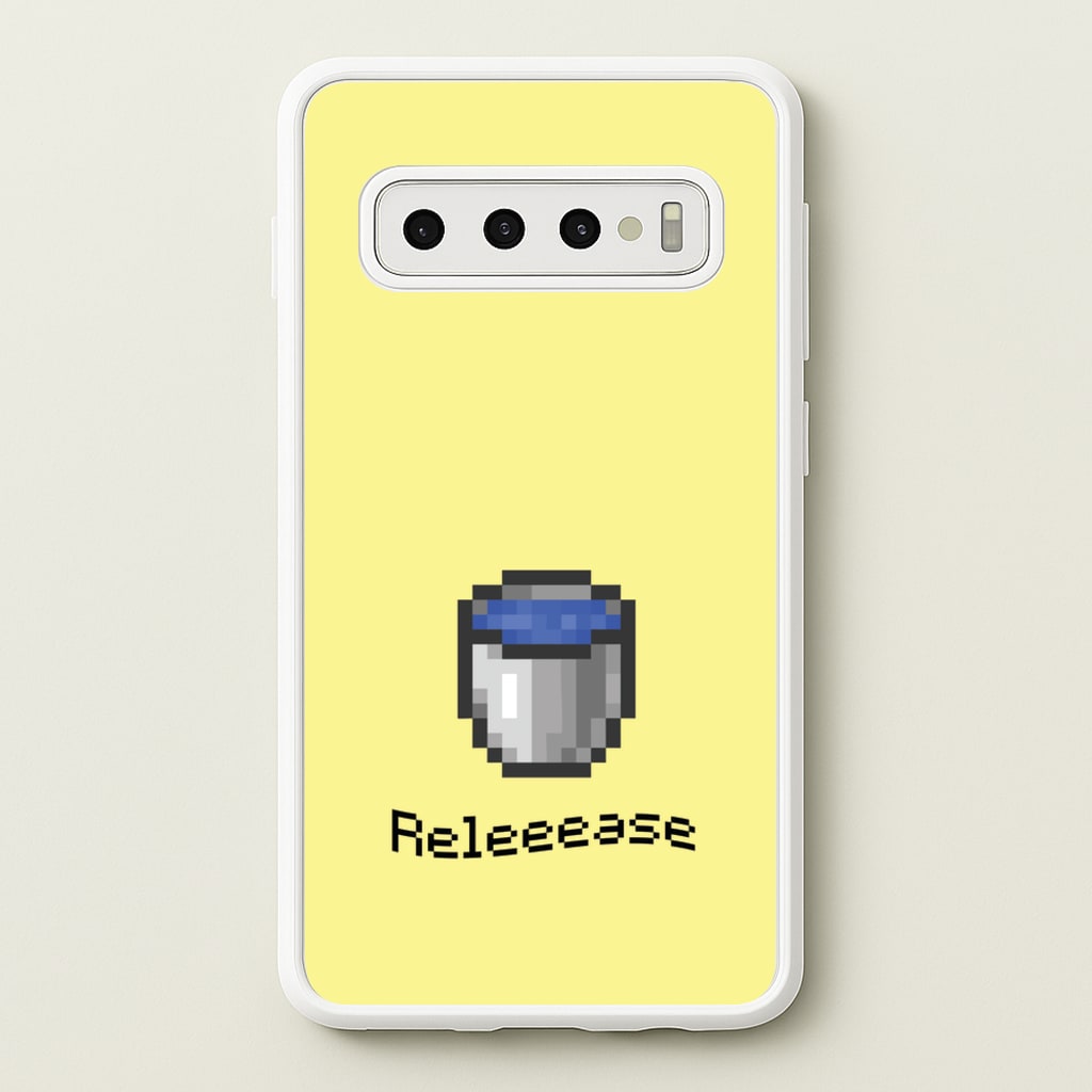 Release - Minecraft Phone Case for Galaxy S10 Plus