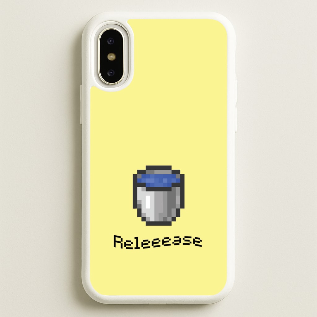 Release - Minecraft Phone Case for iPhone X / XS