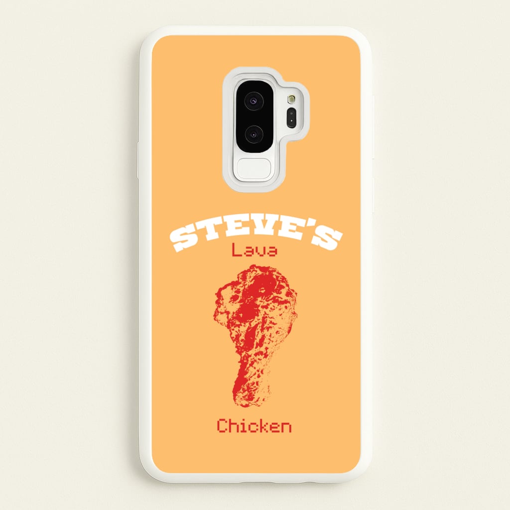 Steve's Lava Chicken - Minecraft Phone Case for Galaxy S9 Plus