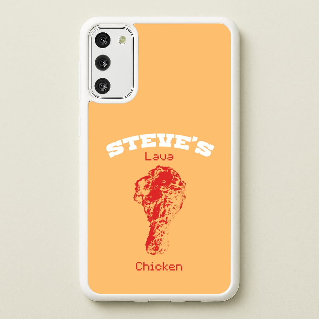 Steve's Lava Chicken - Minecraft Phone Case for Galaxy A41