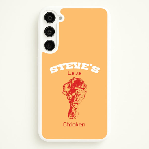 Steve's Lava Chicken - Minecraft Phone Case for Galaxy S23
