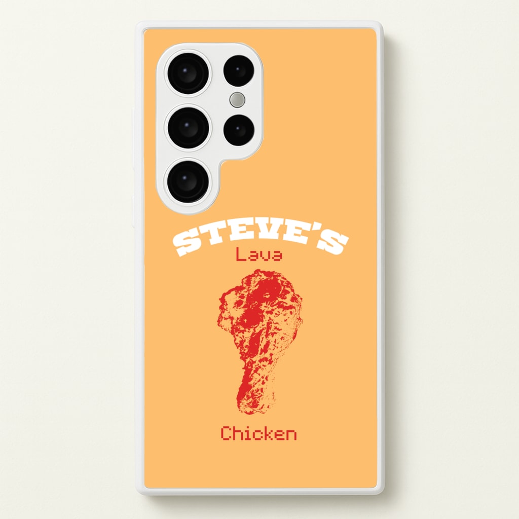 Steve's Lava Chicken - Minecraft Phone Case for Galaxy S24 Ultra