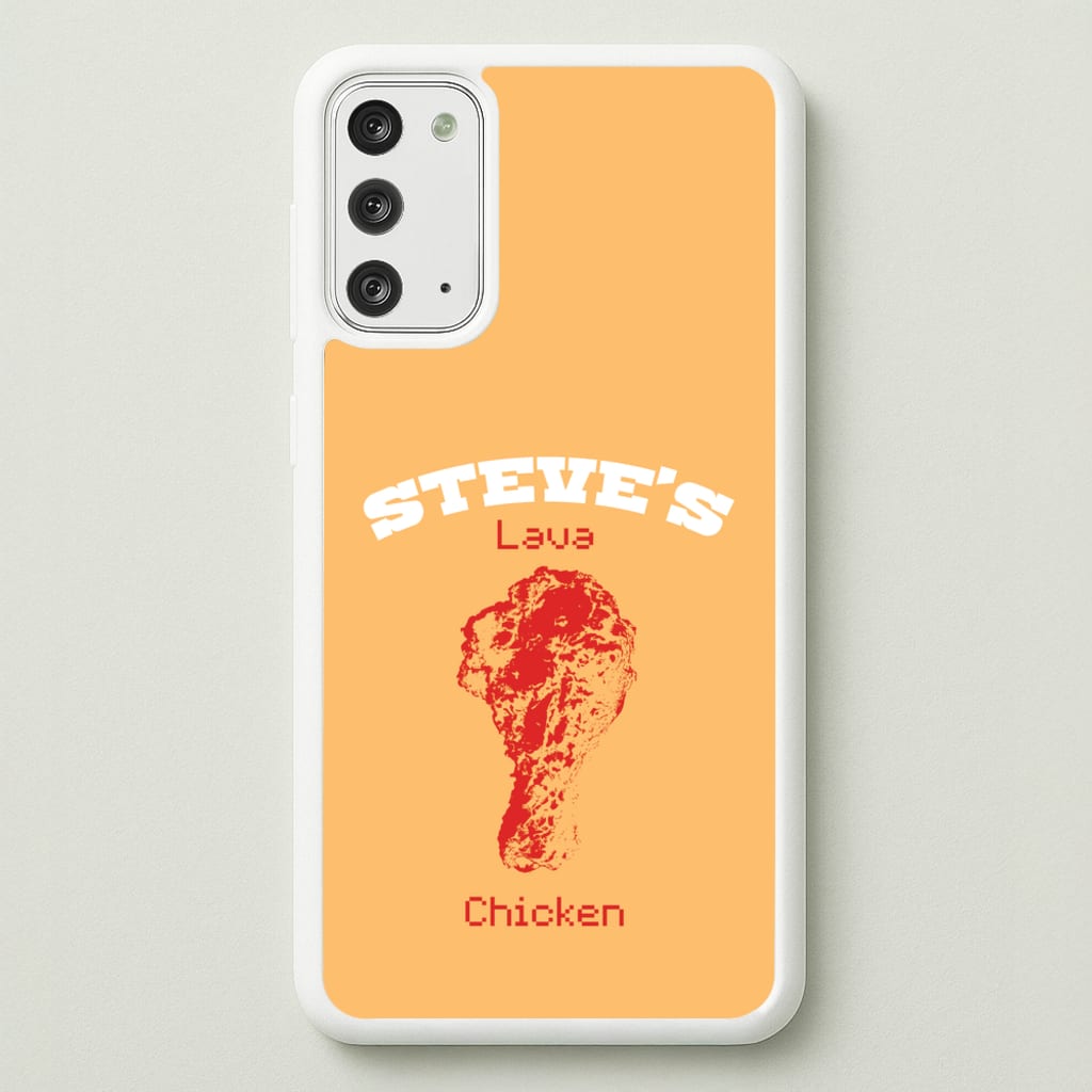 Steve's Lava Chicken - Minecraft Phone Case for Galaxy Note 20