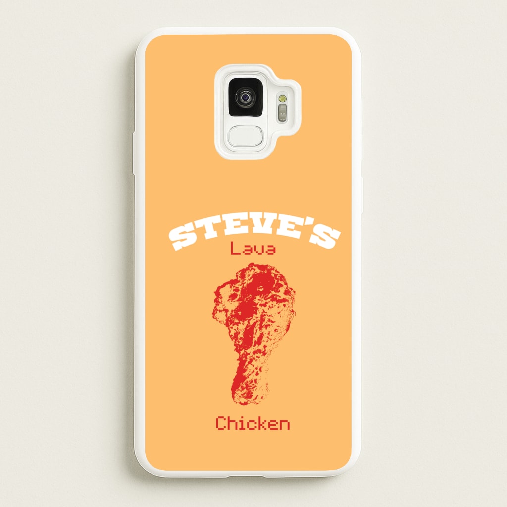 Steve's Lava Chicken - Minecraft Phone Case for Galaxy S9