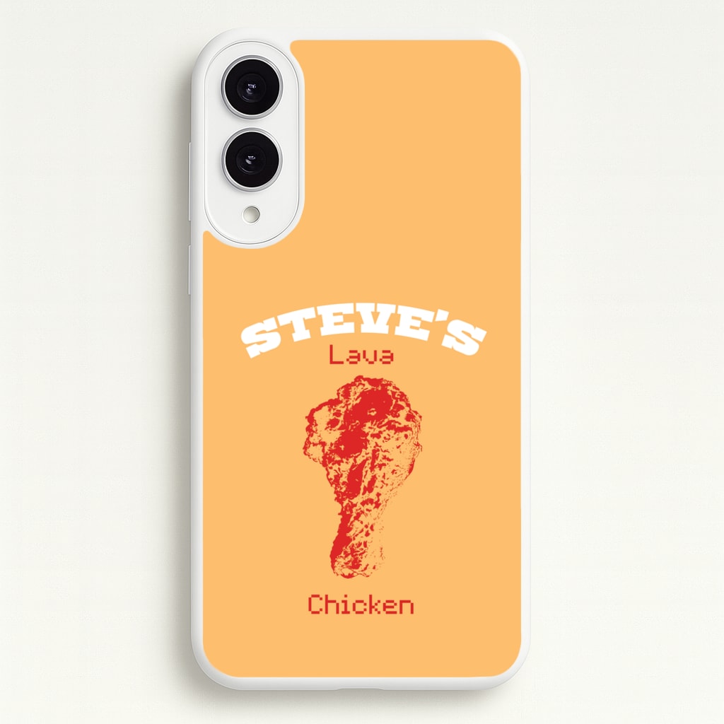 Steve's Lava Chicken  - Minecraft Phone Case for Galaxy S25 Edge