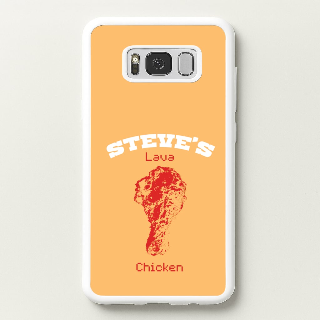 Steve's Lava Chicken - Minecraft Phone Case for Galaxy S8 Plus