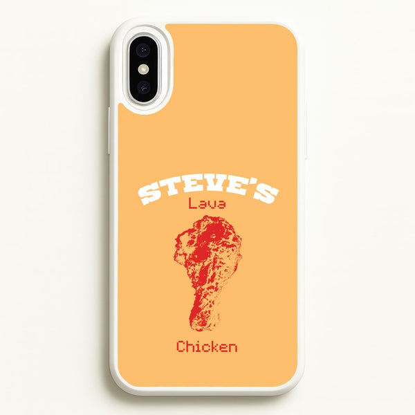 Steve's Lava Chicken - Minecraft Phone Case for iPhone XS Max