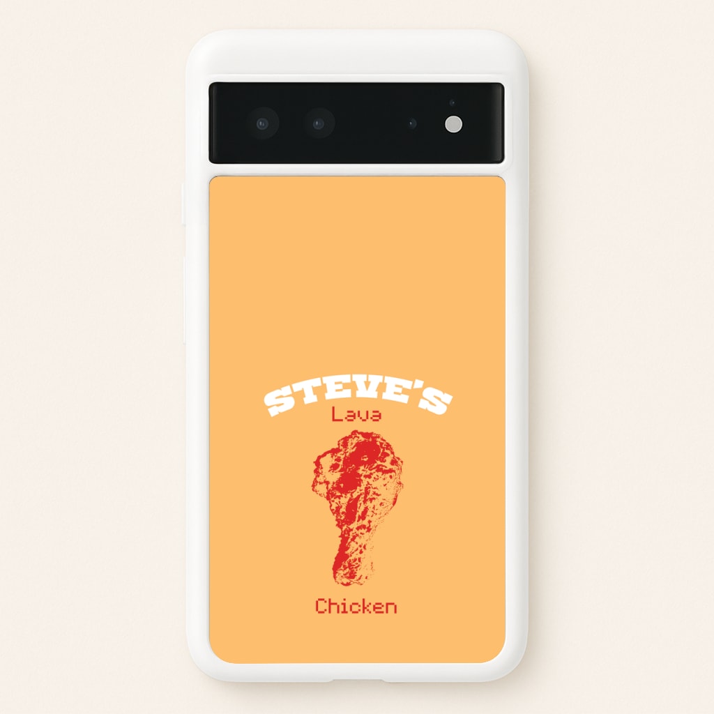 Steve's Lava Chicken - Minecraft Phone Case for Google Pixel 6
