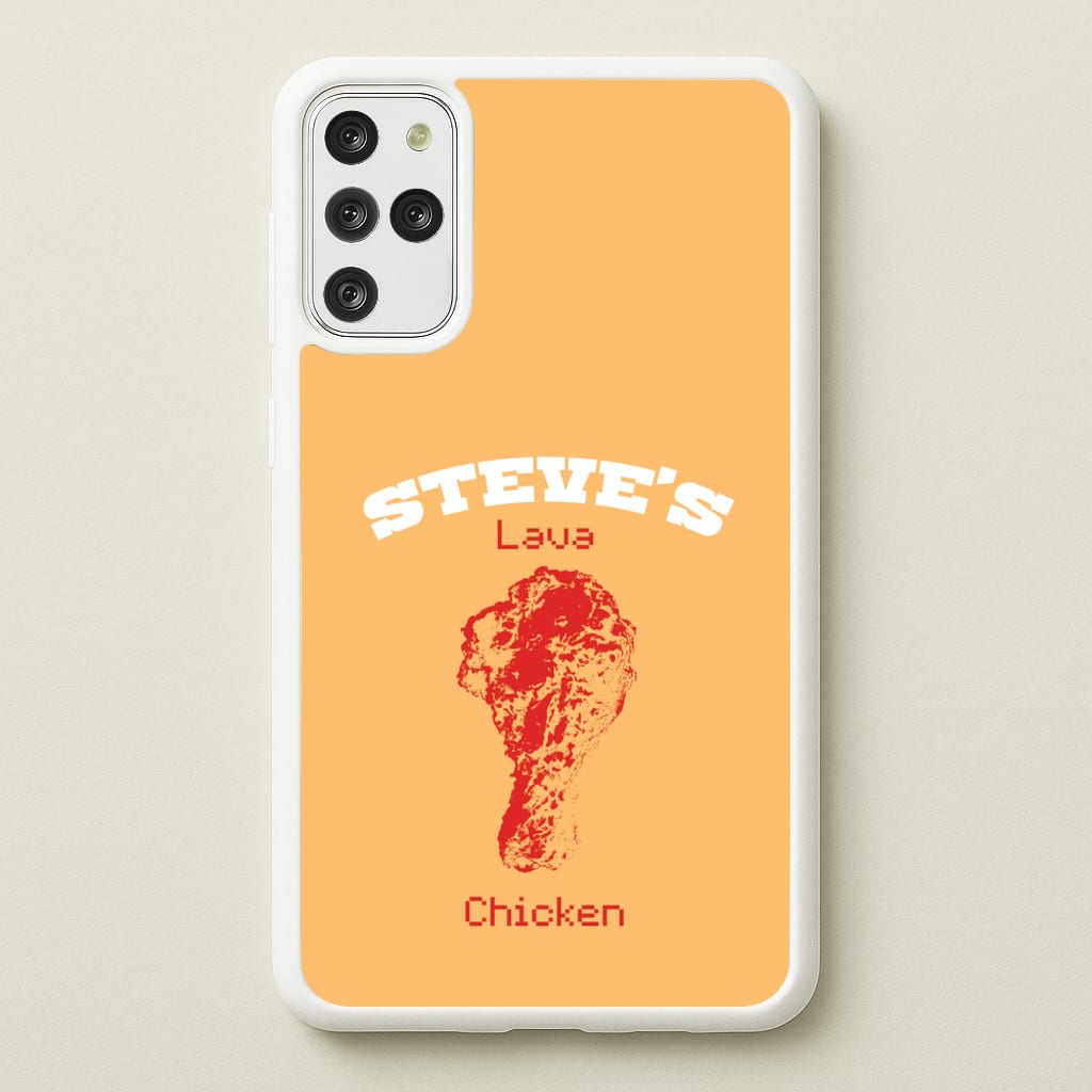 Steve's Lava Chicken - Minecraft Phone Case for Galaxy S20 Plus