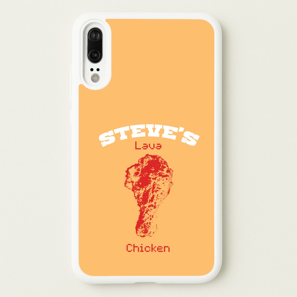 Steve's Lava Chicken - Minecraft Phone Case for Huawei P20