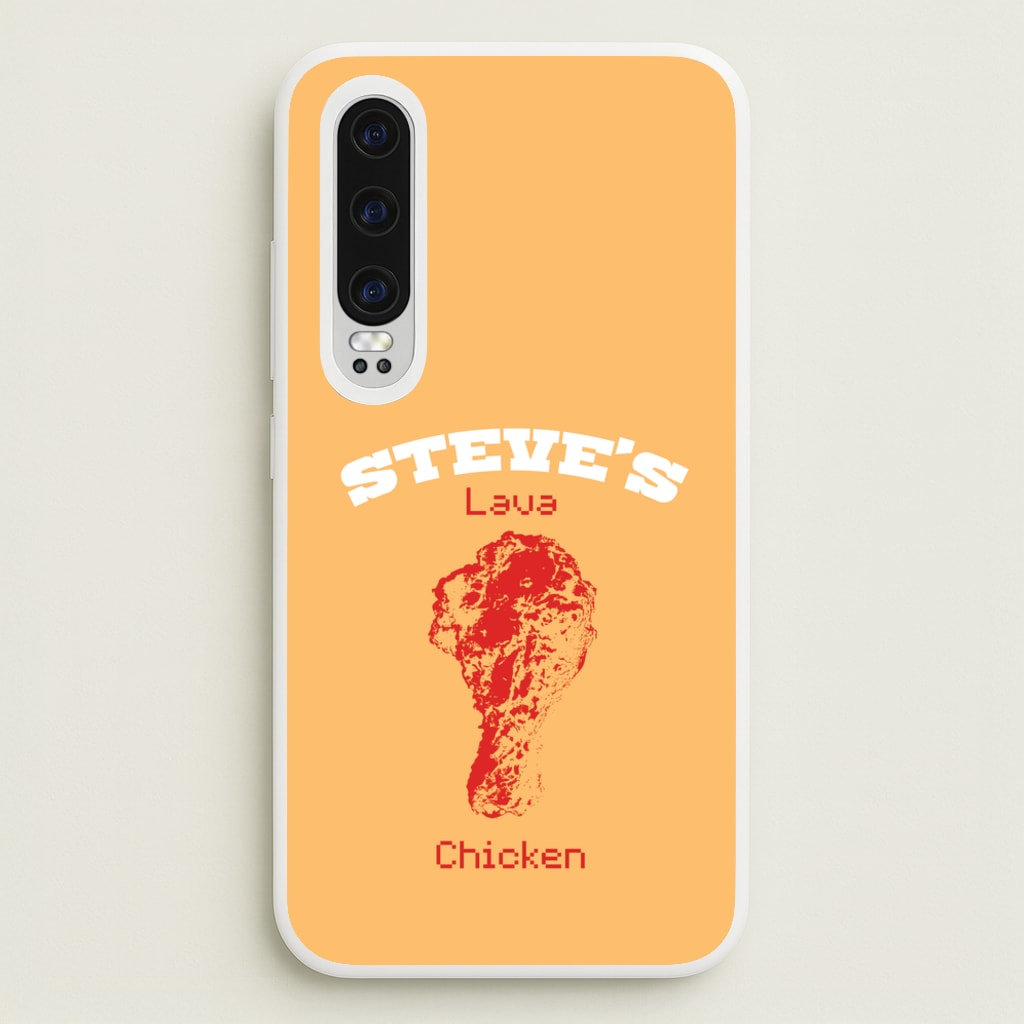 Steve's Lava Chicken - Minecraft Phone Case for Huawei P30