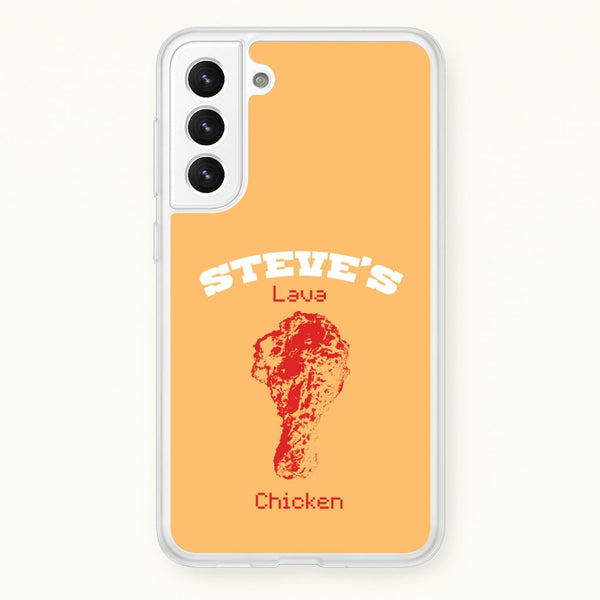 Steve's Lava Chicken - Minecraft Phone Case for Galaxy S22 Plus